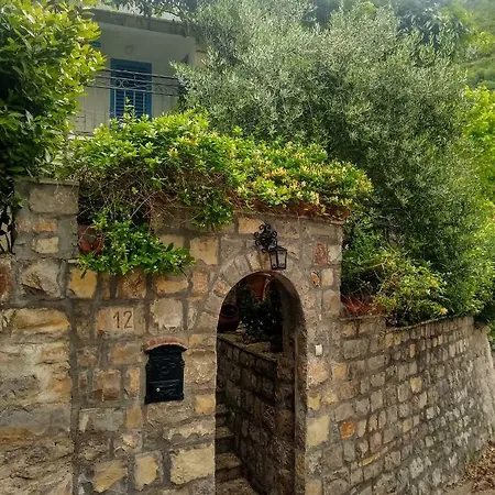 Sea-side Old Stone With A Private Garden Villa Budva